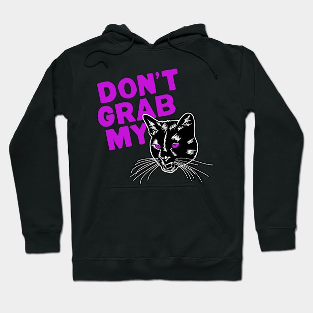 Don't Grab My Pussy Hoodie by NinthStreetShirts